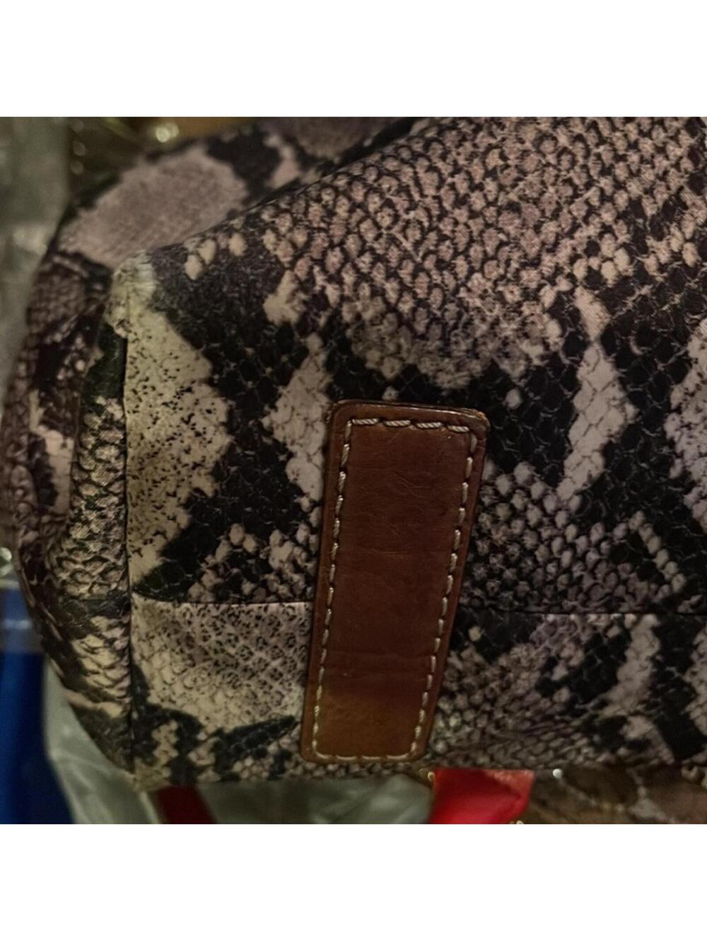 Kate Spade Python Triple Entry Shoulder Handbag Tote MINT CONDITION - Picture 7 of 9